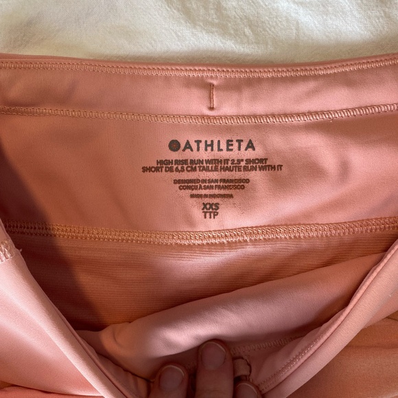Athleta Pink Shorts | Workout Summer Short - Picture 4 of 8